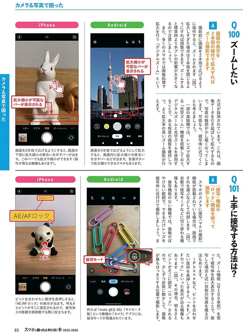 スマホで困ったときに開く本